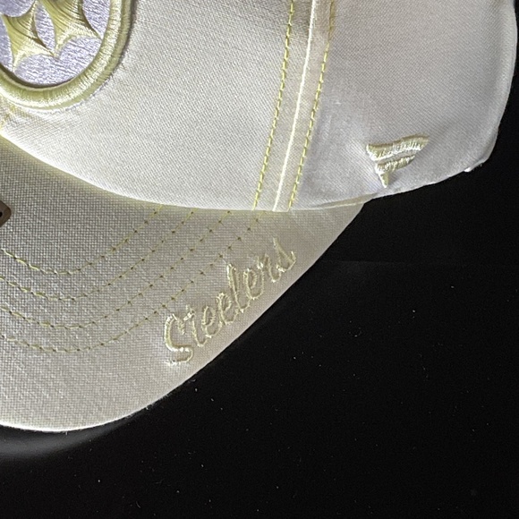 Pittsburgh Steelers Womens Spring Yellow Hat - Picture 3 of 5